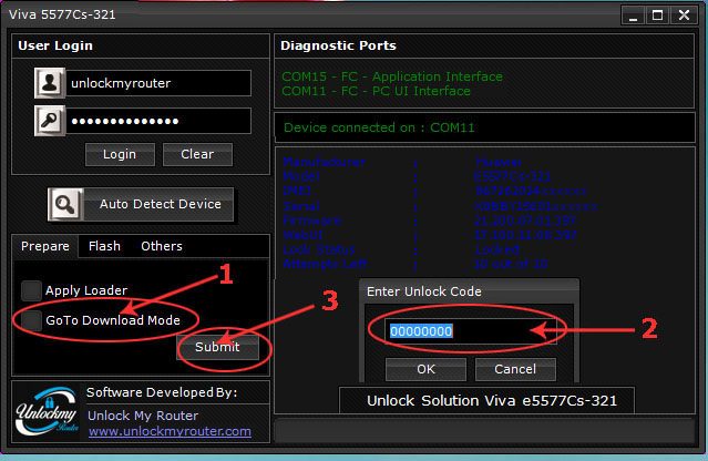 How to unlock E5577s-321 4G Router Zain