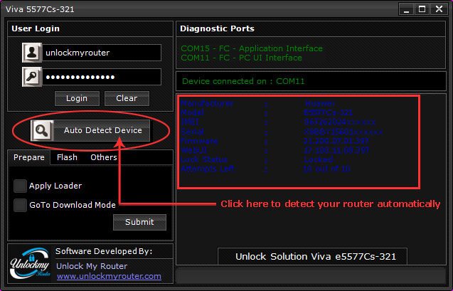 How to unlock E5577s-321 4G Router Zain