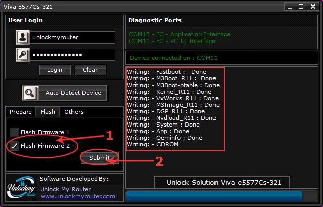 How to unlock 5577Cs-321 4G Router Viva