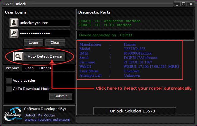 How to unlock MTN e5573Cs-322