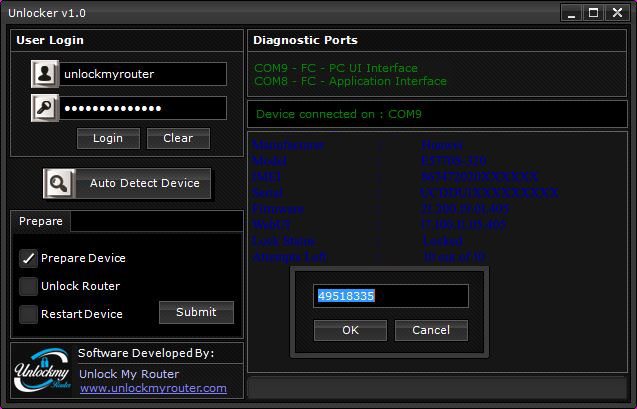 How to unlock E5770s-320 O2 UK Router