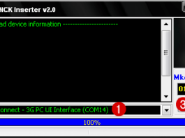 How to use Alcatel Modem NCK Inserter