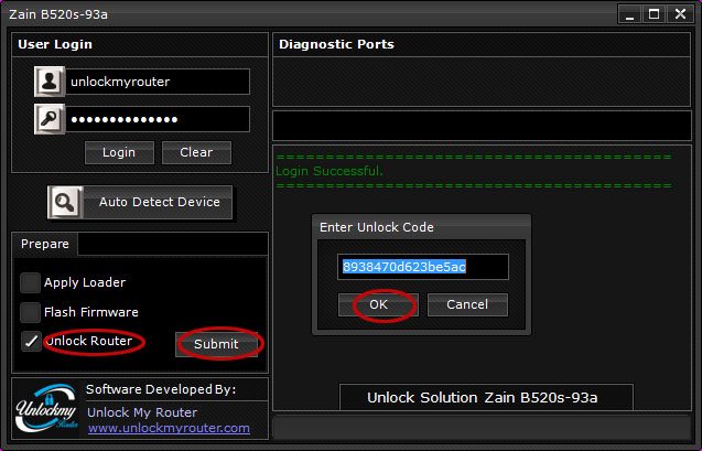 How to unlock Zain B520s-93a