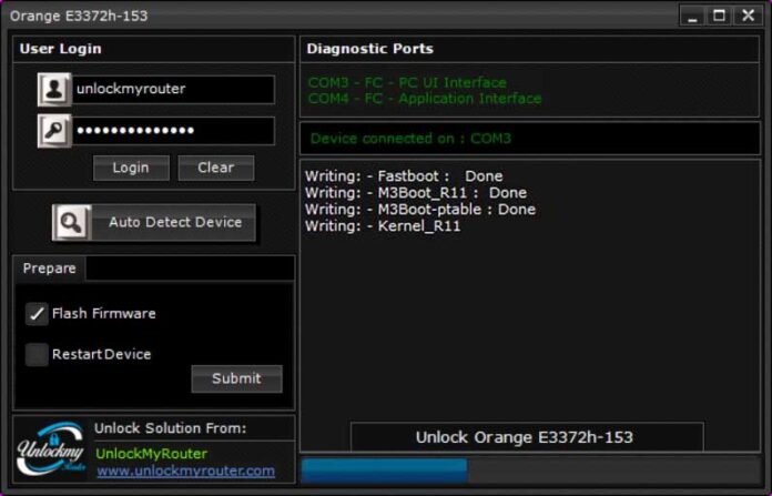 Unlock Orange E3372h-153 - UnlockMyRouter