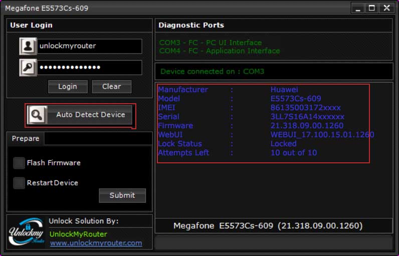 Megafone E5573Cs-609